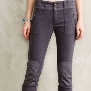 {Pilcro} Patched Moto Leggings